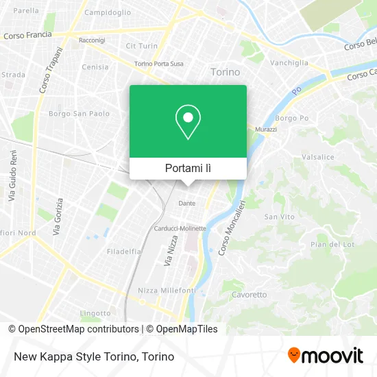 Mappa New Kappa Style Torino