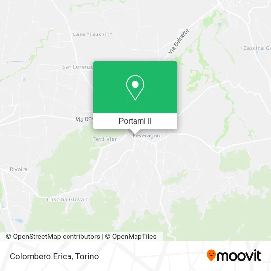 Mappa Colombero Erica