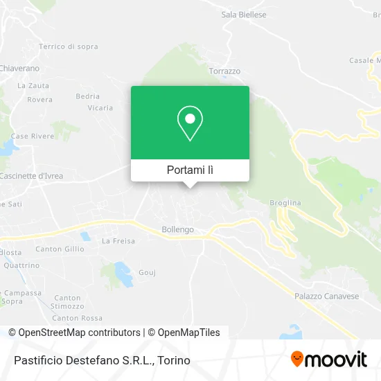 Mappa Pastificio Destefano S.R.L.