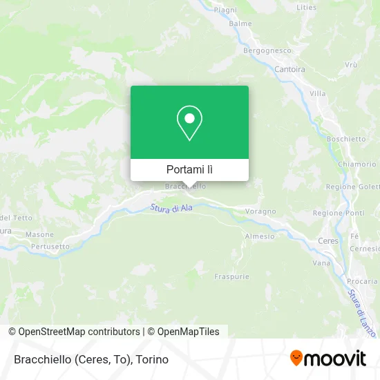 Mappa Bracchiello (Ceres, To)