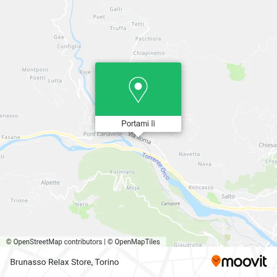 Mappa Brunasso Relax Store
