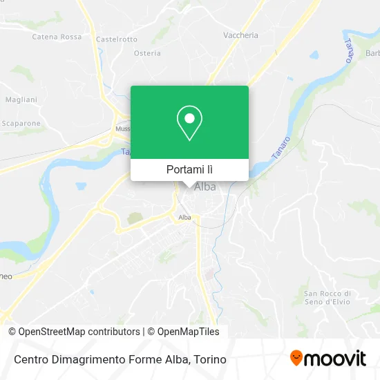 Mappa Centro Dimagrimento Forme Alba
