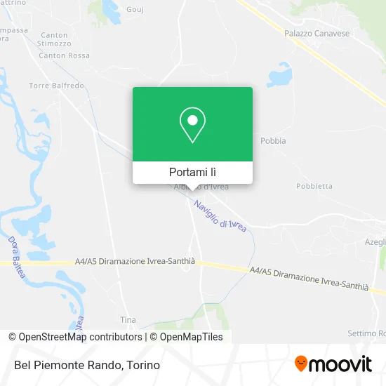 Mappa Bel Piemonte Rando