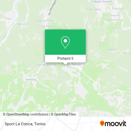 Mappa Sport La Conca