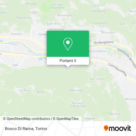 Mappa Bosco Di Rama