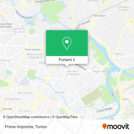 Mappa Prime Impronte