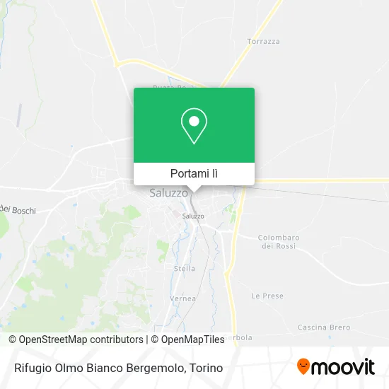 Mappa Rifugio Olmo Bianco Bergemolo