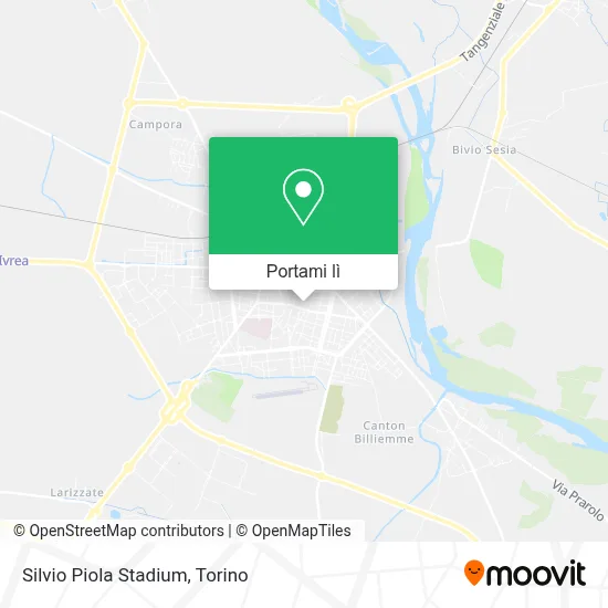 Mappa Silvio Piola Stadium