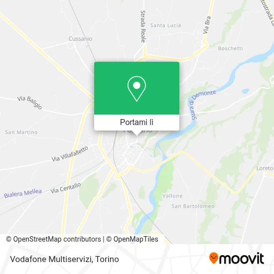 Mappa Vodafone Multiservizi