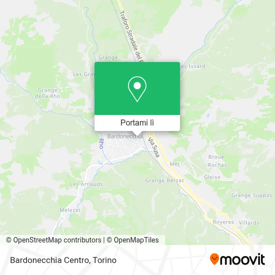 Mappa Bardonecchia Centro