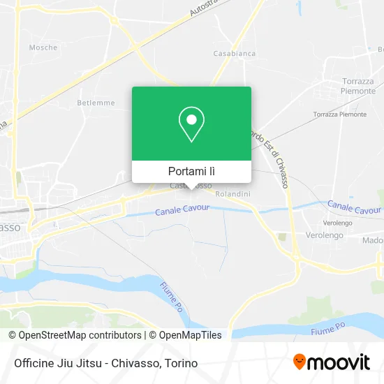 Mappa Officine Jiu Jitsu - Chivasso