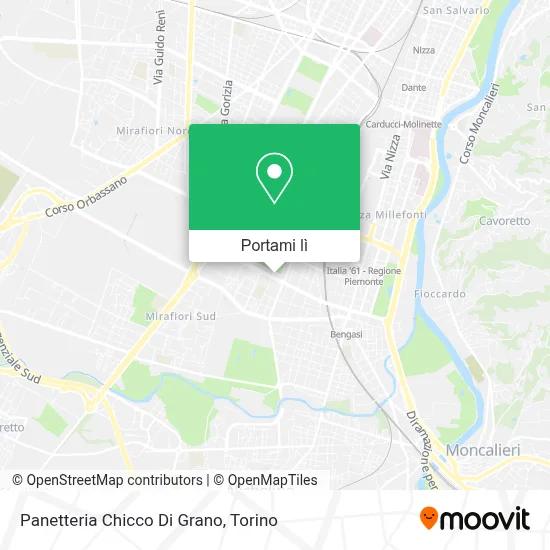 Mappa Panetteria Chicco Di Grano