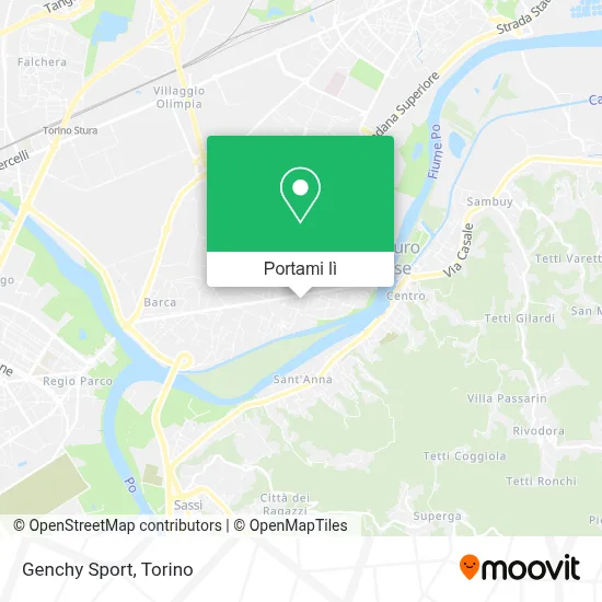 Mappa Genchy Sport