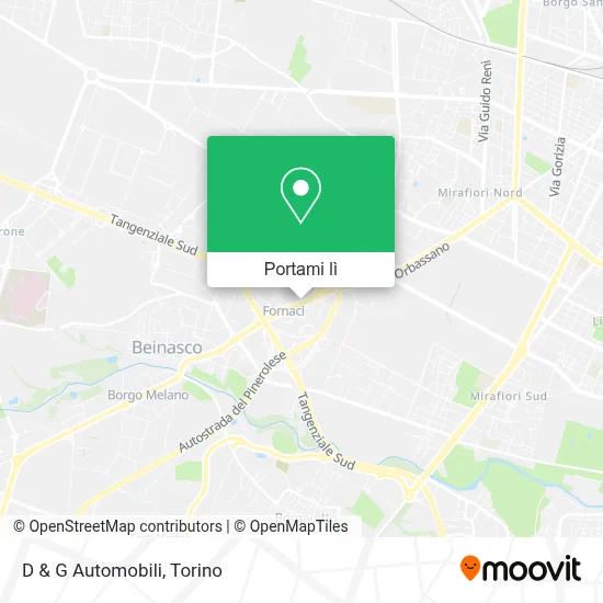 Mappa D & G Automobili