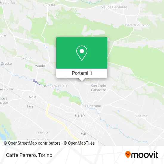 Mappa Caffe Perrero