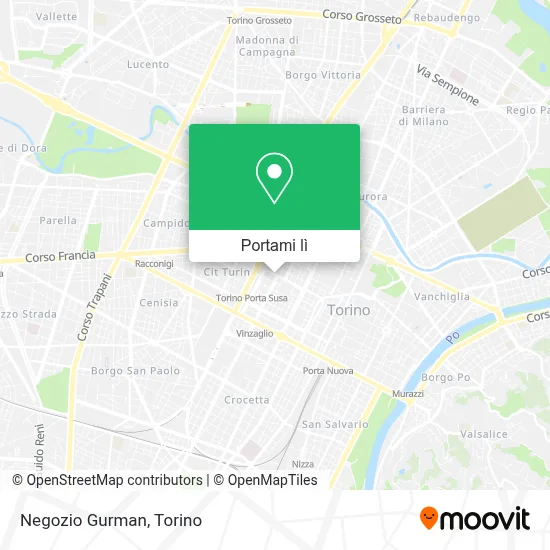 Mappa Negozio Gurman