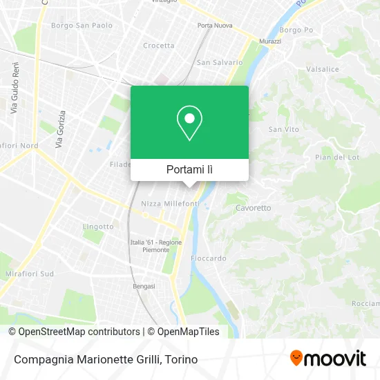 Mappa Compagnia Marionette Grilli