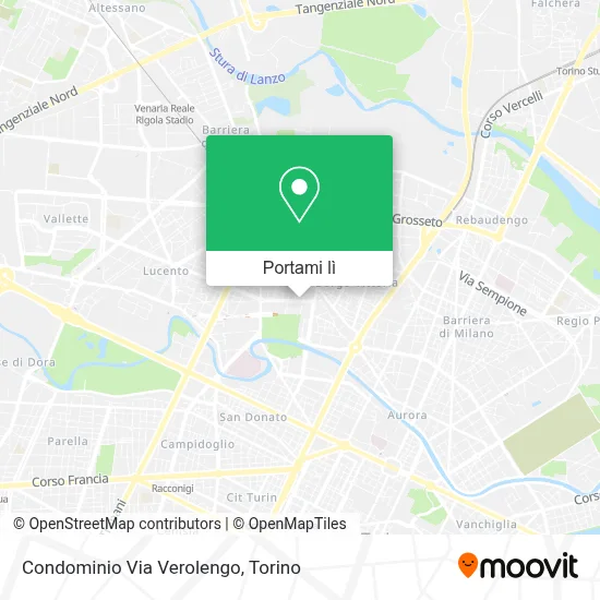 Mappa Condominio Via Verolengo