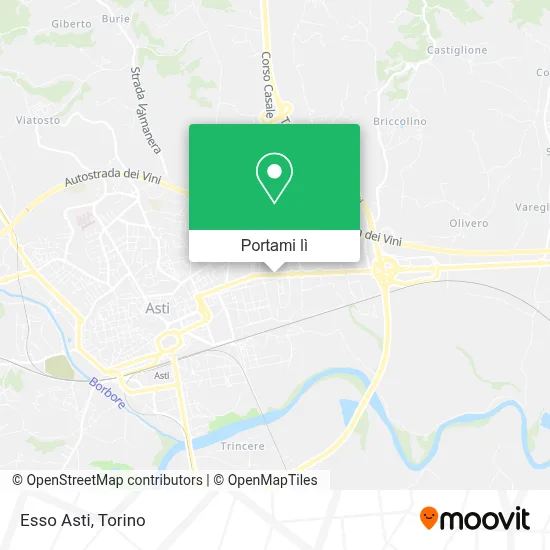 Mappa Esso Asti