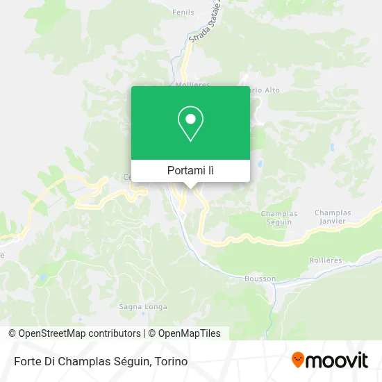 Mappa Forte Di Champlas Séguin
