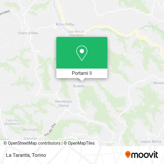 Mappa La Taranta