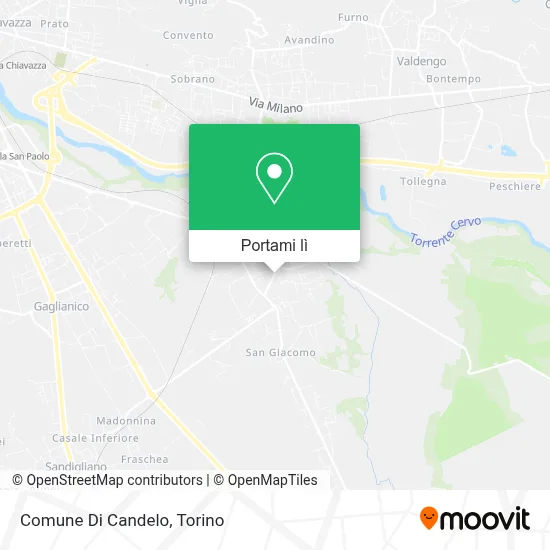 Mappa Comune Di Candelo