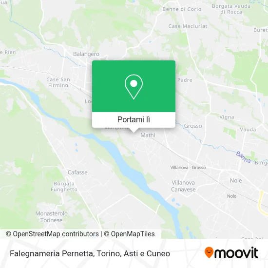 Mappa Falegnameria Pernetta