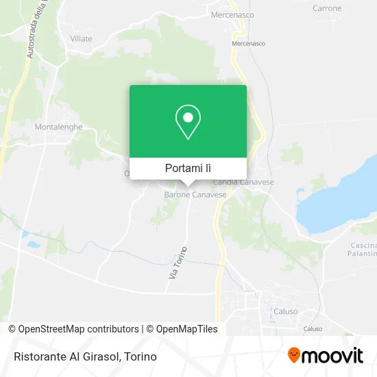 Mappa Ristorante Al Girasol