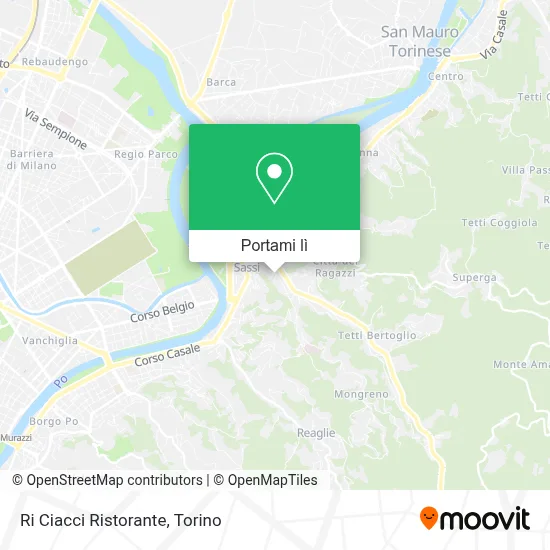 Mappa Ri Ciacci Ristorante