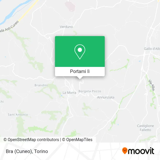 Mappa Bra (Cuneo)