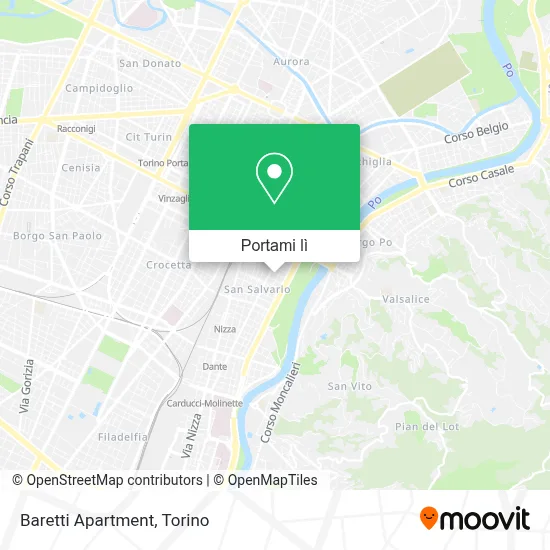 Mappa Baretti Apartment
