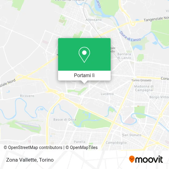 Mappa Zona Vallette