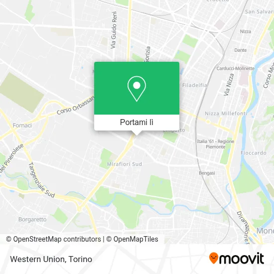 Mappa Western Union