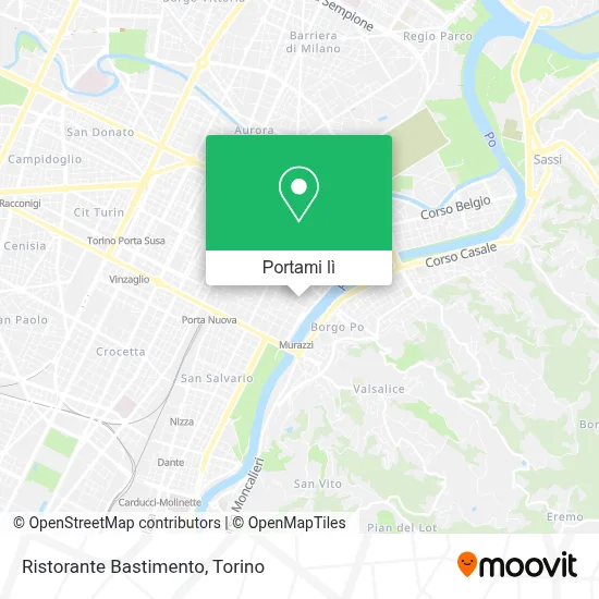 Mappa Ristorante Bastimento