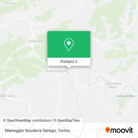 Mappa Maneggio Scuderia Serego