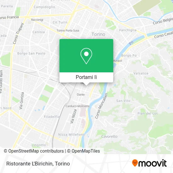 Mappa Ristorante L'Birichin