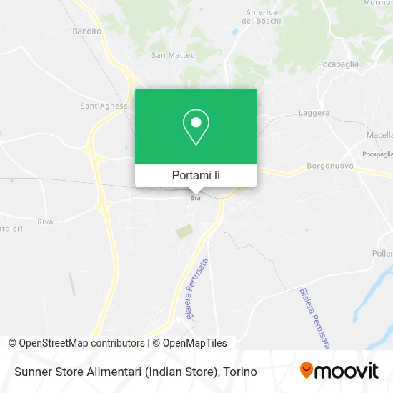 Mappa Sunner Store Alimentari (Indian Store)