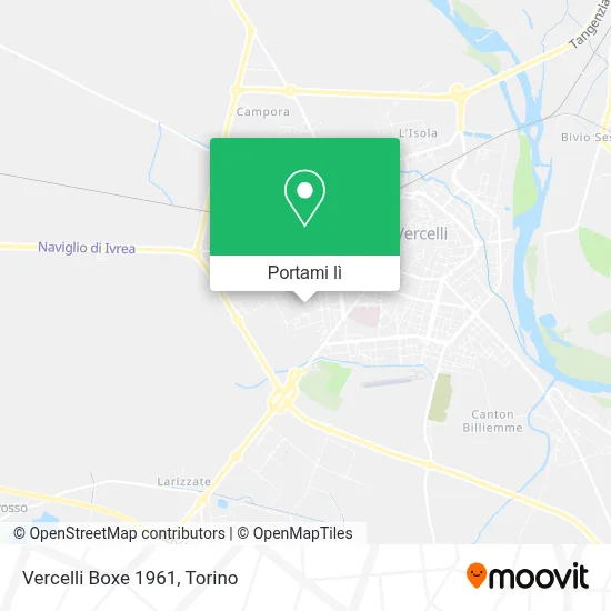 Mappa Vercelli Boxe 1961