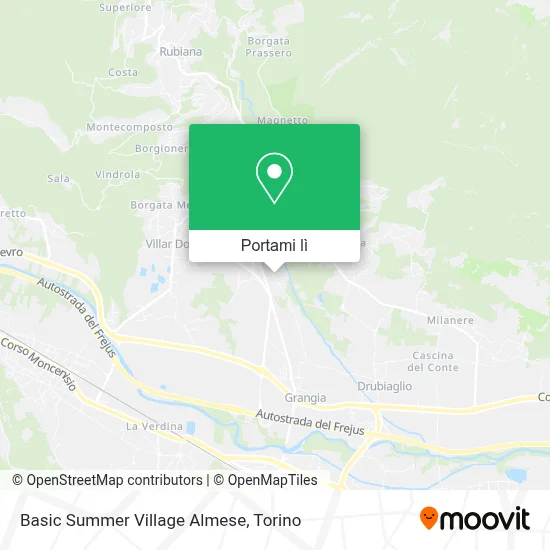 Mappa Basic Summer Village Almese