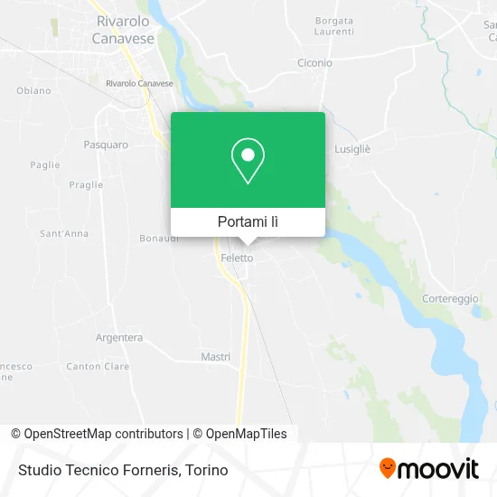 Mappa Studio Tecnico Forneris