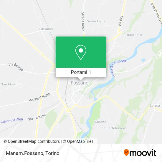 Mappa Manam.Fossano