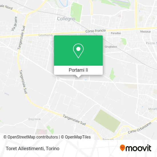Mappa Toret Allestimenti