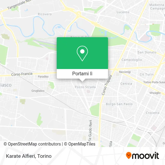 Mappa Karate Alfieri