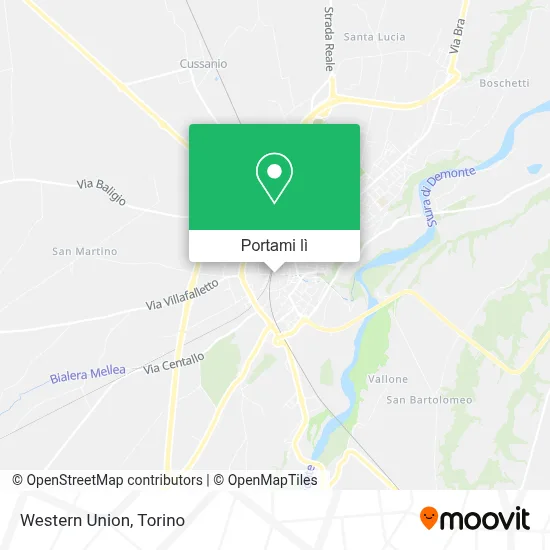 Mappa Western Union