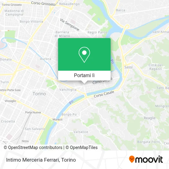 Mappa Intimo Merceria Ferrari