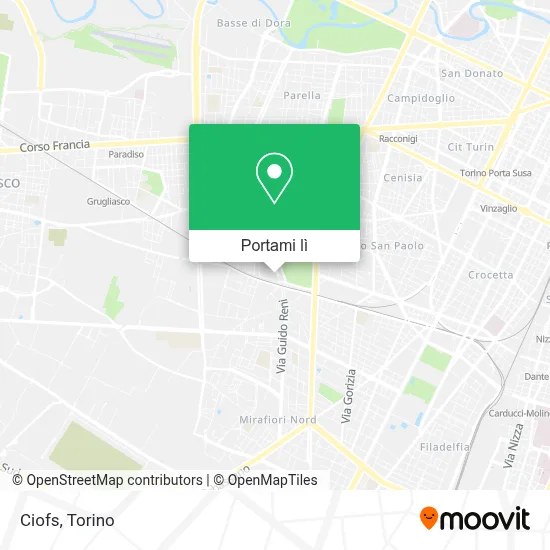 Mappa Ciofs