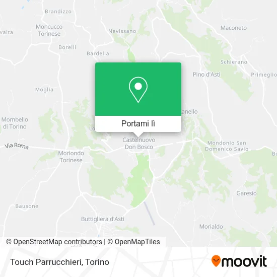 Mappa Touch Parrucchieri