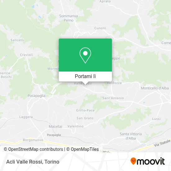 Mappa Acli Valle Rossi