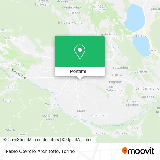 Mappa Fabio Cevrero Architetto