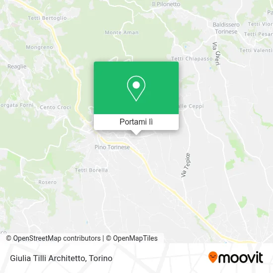 Mappa Giulia Tilli Architetto